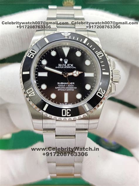 rolex submariner non date replica|genuine rolex submariner.